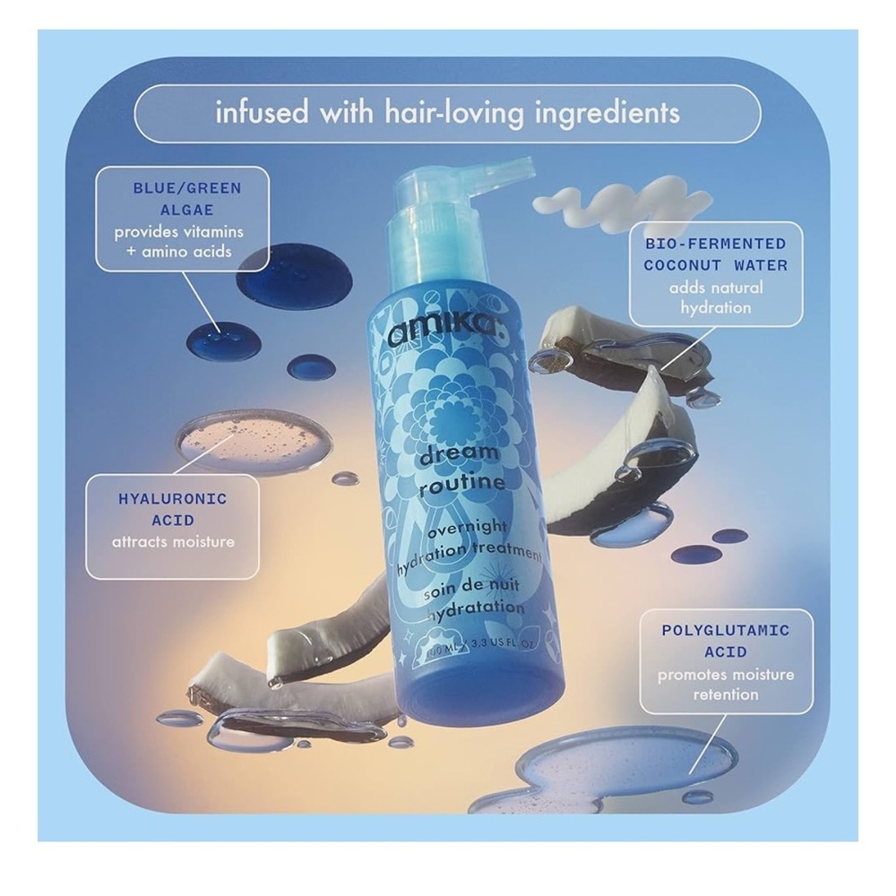 Amika Dream Routine Overnight Hydration Treatment - Blue - Picture 2 of 4